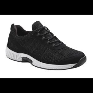 Orthofeet women black lava size 8.5